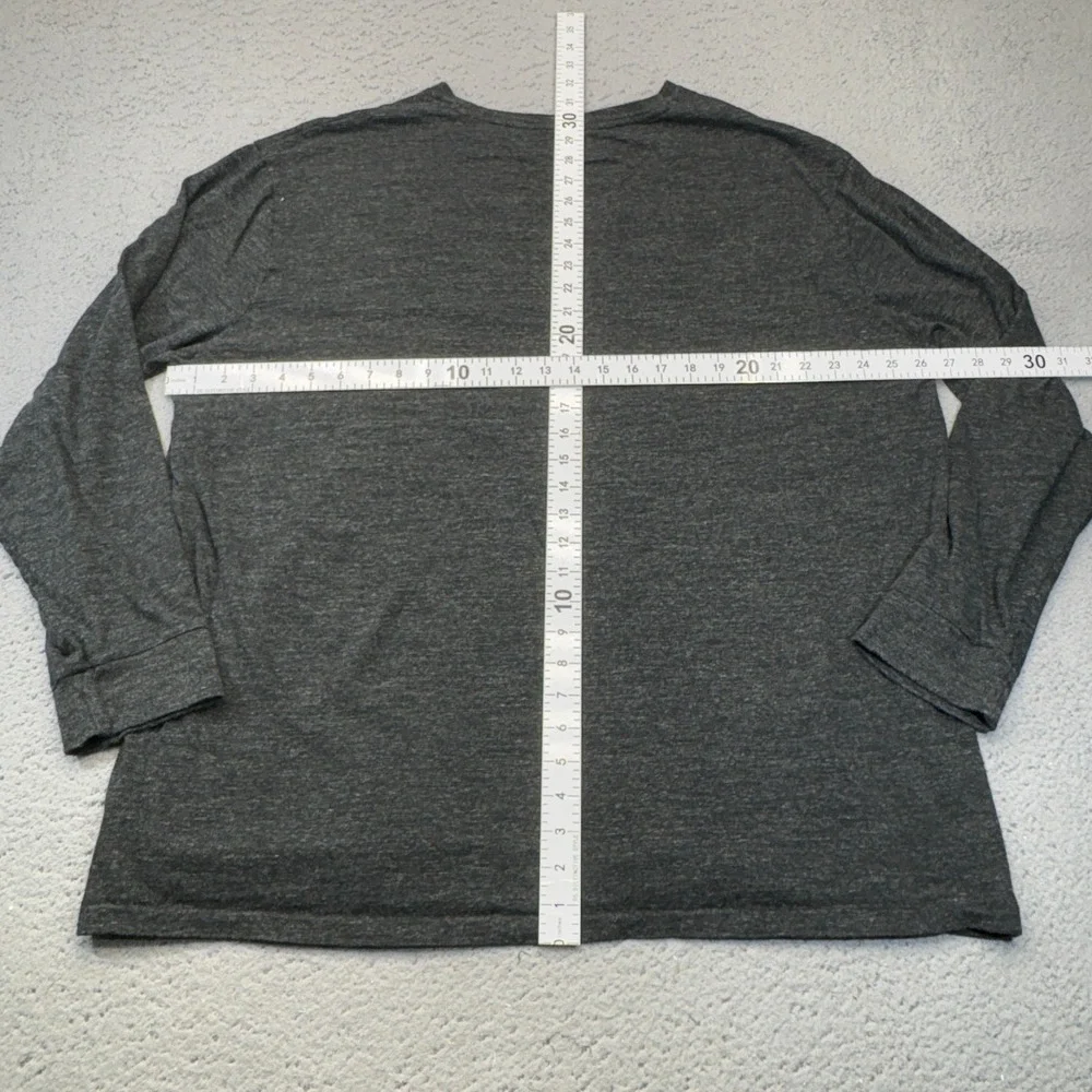 Polo Ralph Lauren Shirt Mens XXL Charcoal Gray Long Sleeve Classic Fit Pony